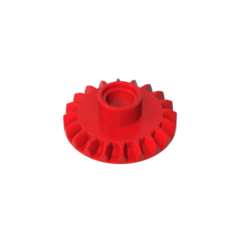 Gobricks,Technic Gear 20 Tooth Bevel with Pin Hole,87407