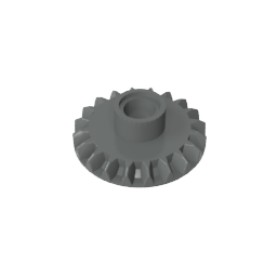 Technic Gear 20 Tooth Bevel with Pin Hole,87407