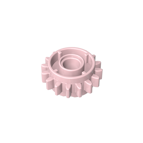 Gobricks,Technic Gear 16 Tooth with Clutch on Both Sides,18946