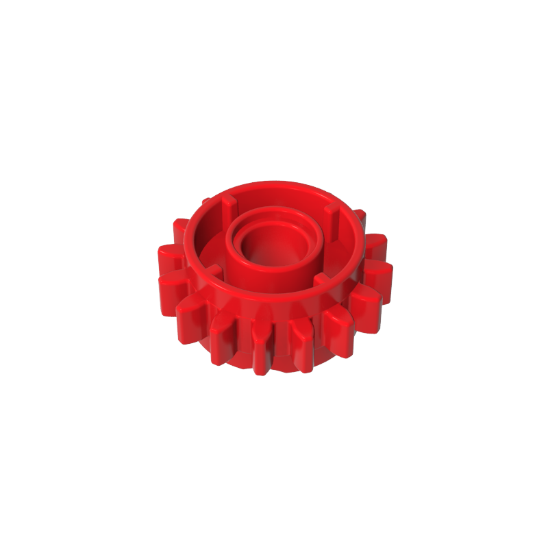 Gobricks,Technic Gear 16 Tooth with Clutch on Both Sides,18946