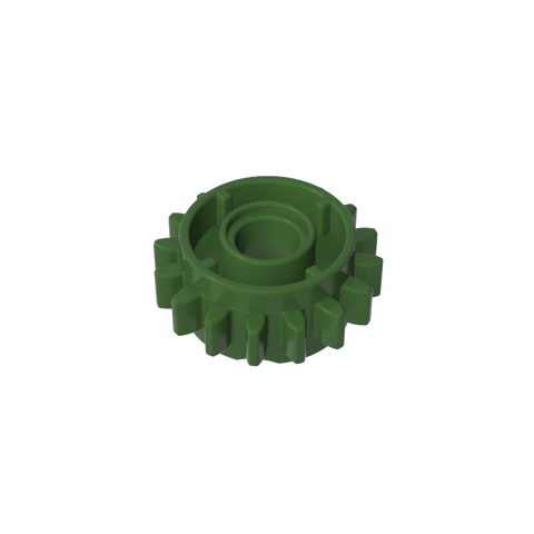 Gobricks,Technic Gear 16 Tooth with Clutch on Both Sides,18946