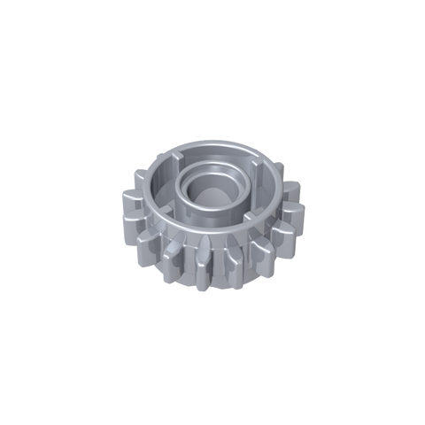 Gobricks,Technic Gear 16 Tooth with Clutch on Both Sides,18946