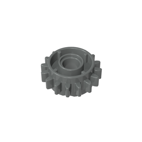 Gobricks,Technic Gear 16 Tooth with Clutch on Both Sides,18946