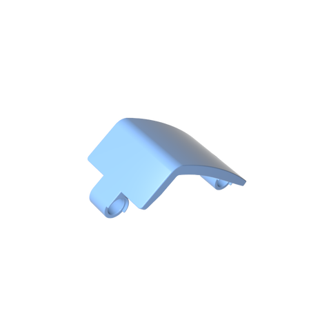 Gobricks,Technic Panel Curved and Bent 6 x 3,24116,35396