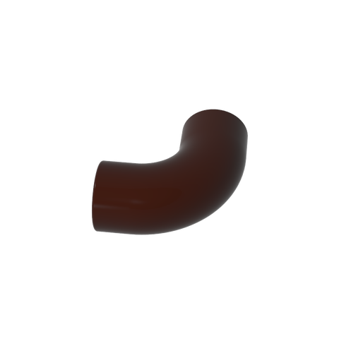 Gobricks,Brick Round 1 x 1 diameter Tube with 90 Degree Elbow (2 x 2 x 1) and Axle Holes (Crossholes) at each end,25214,71076a