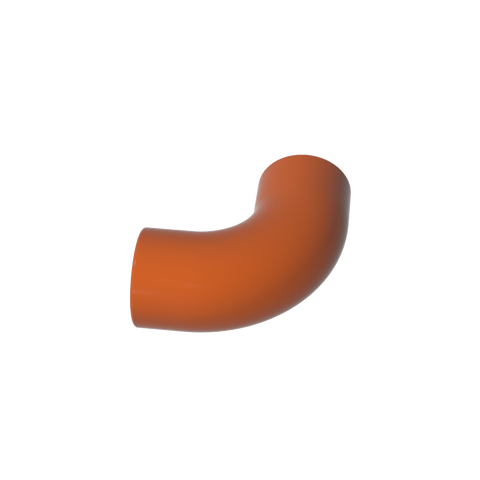 Gobricks,Brick Round 1 x 1 diameter Tube with 90 Degree Elbow (2 x 2 x 1) and Axle Holes (Crossholes) at each end,25214,71076a