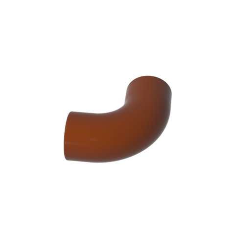 Gobricks,Brick Round 1 x 1 diameter Tube with 90 Degree Elbow (2 x 2 x 1) and Axle Holes (Crossholes) at each end,25214,71076a
