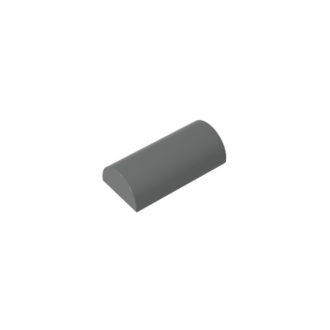 Gobricks,Brick Curved 2 x 4 No Studs, Curved Top,6192,30337