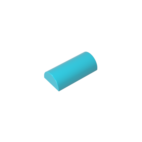 Gobricks,Brick Curved 2 x 4 No Studs, Curved Top,6192,30337