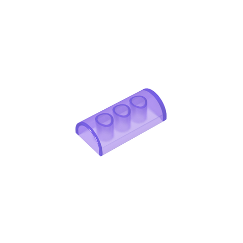 Gobricks,Brick Curved 2 x 4 No Studs, Curved Top,6192,30337
