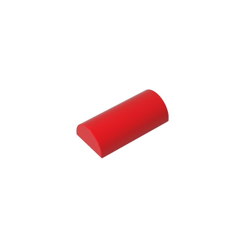 Gobricks,Brick Curved 2 x 4 No Studs, Curved Top,6192,30337