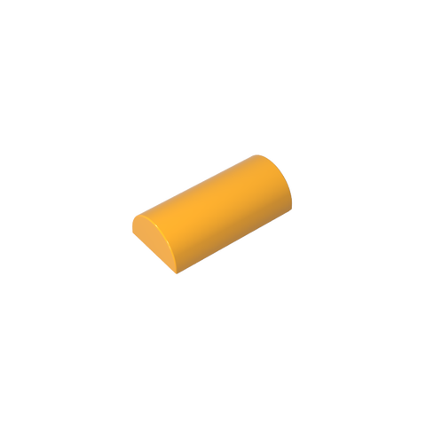 Gobricks,Brick Curved 2 x 4 No Studs, Curved Top,6192,30337