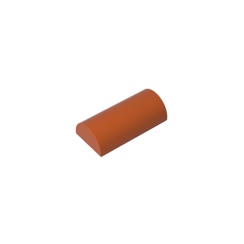 Gobricks,Brick Curved 2 x 4 No Studs, Curved Top,6192,30337