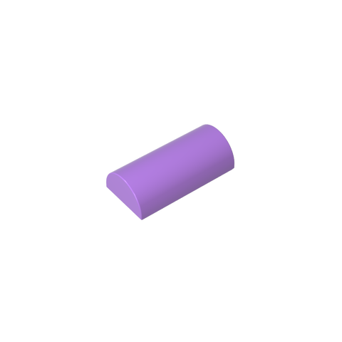 Gobricks,Brick Curved 2 x 4 No Studs, Curved Top,6192,30337