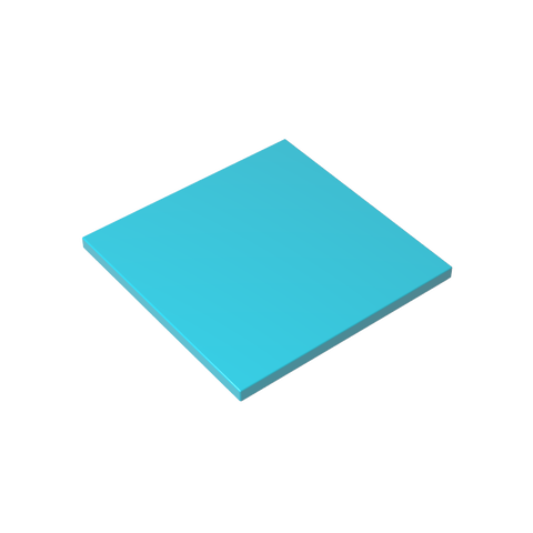 Gobricks,Tile 6 x 6 with Bottom Tubes,10202,6881,6881a,6881b