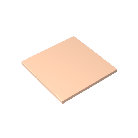 Gobricks,Tile 6 x 6 with Bottom Tubes,10202,6881,6881a,6881b