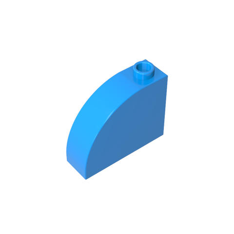 Gobricks,Brick Curved 1 x 3 x 2,33243