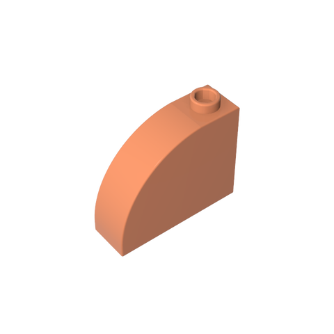 Gobricks,Brick Curved 1 x 3 x 2,33243