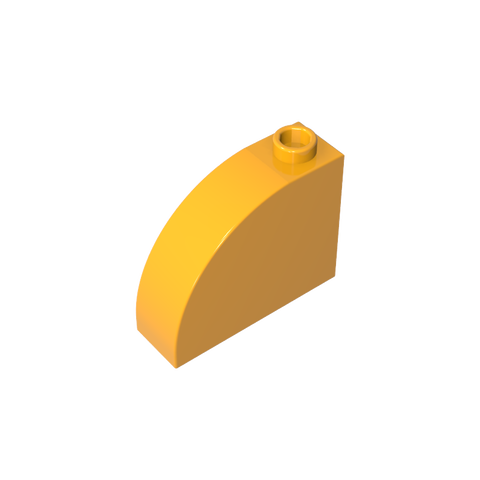 Gobricks,Brick Curved 1 x 3 x 2,33243