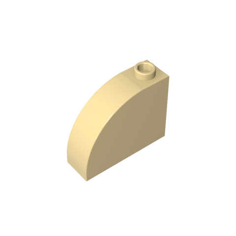 Gobricks,Brick Curved 1 x 3 x 2,33243