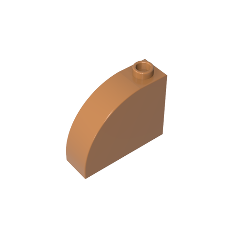Gobricks,Brick Curved 1 x 3 x 2,33243