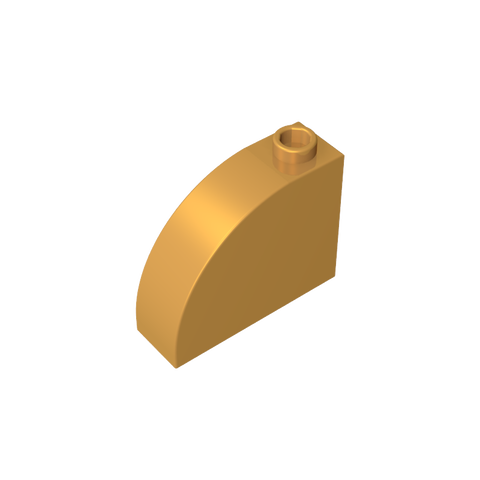 Gobricks,Brick Curved 1 x 3 x 2,33243