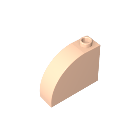Gobricks,Brick Curved 1 x 3 x 2,33243