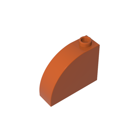 Gobricks,Brick Curved 1 x 3 x 2,33243