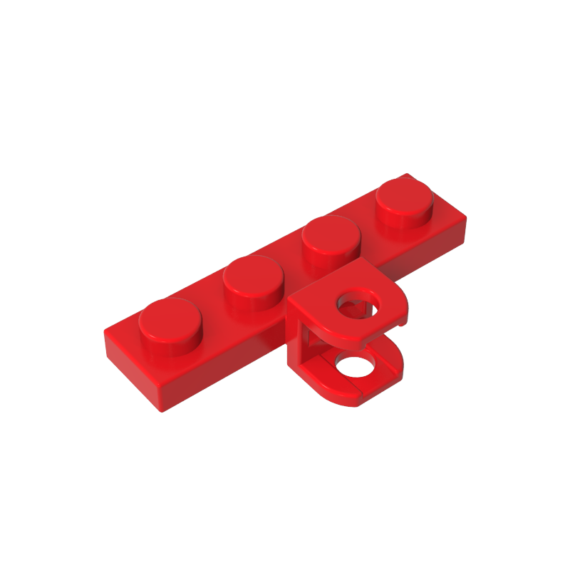 Gobricks,Plate Special 1 x 4 with Coupling Link Double,98263,49422
