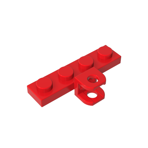 Gobricks,Plate Special 1 x 4 with Coupling Link Double,98263,49422