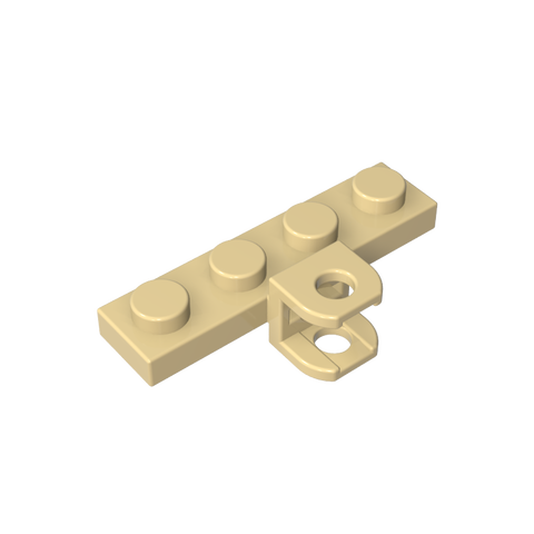 Gobricks,Plate Special 1 x 4 with Coupling Link Double,98263,49422