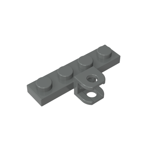 Gobricks,Plate Special 1 x 4 with Coupling Link Double,98263,49422