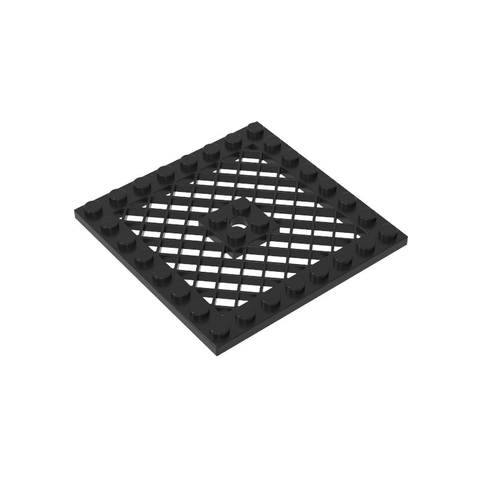 Gobricks,Plate Special 8 x 8 with Grille [Hole in Center],4151b,4151,4151a