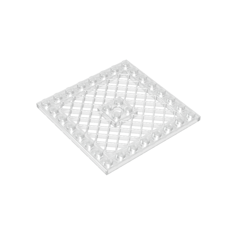 Gobricks,Plate Special 8 x 8 with Grille [Hole in Center],4151b,4151,4151a