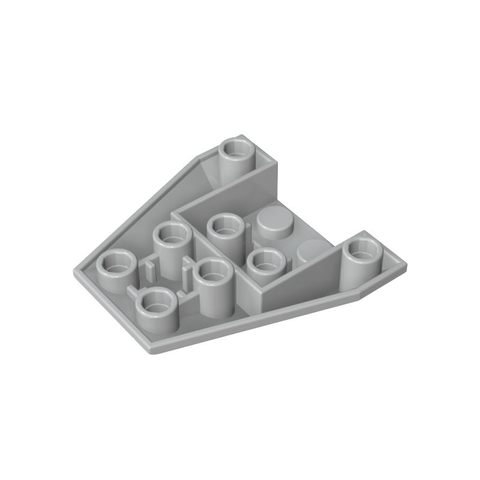 Gobricks,Wedge Sloped Inverted 4 x 4 Triple [4 Connections between Front Studs],13349,4855