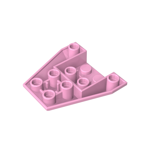 Gobricks,Wedge Sloped Inverted 4 x 4 Triple [4 Connections between Front Studs],13349,4855