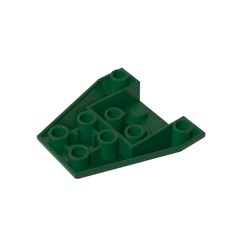 Gobricks,Wedge Sloped Inverted 4 x 4 Triple [4 Connections between Front Studs],13349,4855