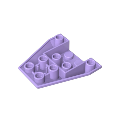 Gobricks,Wedge Sloped Inverted 4 x 4 Triple [4 Connections between Front Studs],13349,4855