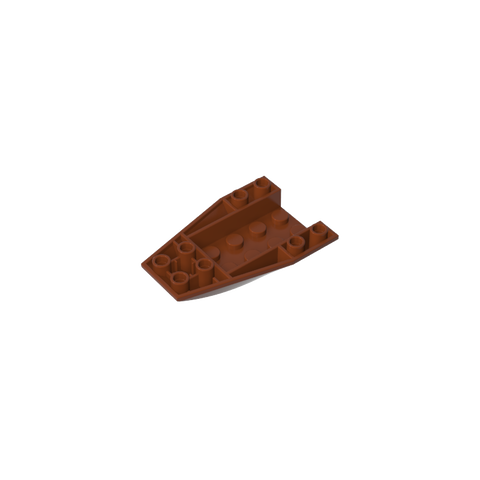 Gobricks,Wedge Curved Inverted 6 x 4,43713
