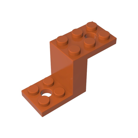 Gobricks,Bracket 5 x 2 x 2 1/3 with Inside Stud Holder,76766,6087,28964