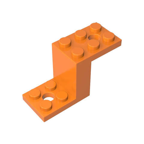 Gobricks,Bracket 5 x 2 x 2 1/3 with Inside Stud Holder,76766,6087,28964