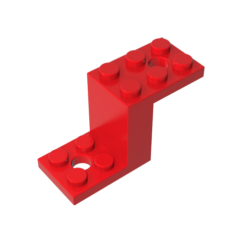 Gobricks,Bracket 5 x 2 x 2 1/3 with Inside Stud Holder,76766,6087,28964