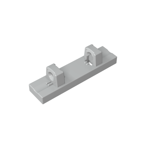 Gobricks,Hinge Tile 1 x 4 Locking Dual 1 Fingers on Top [4 Locking Ridges],44822,95120