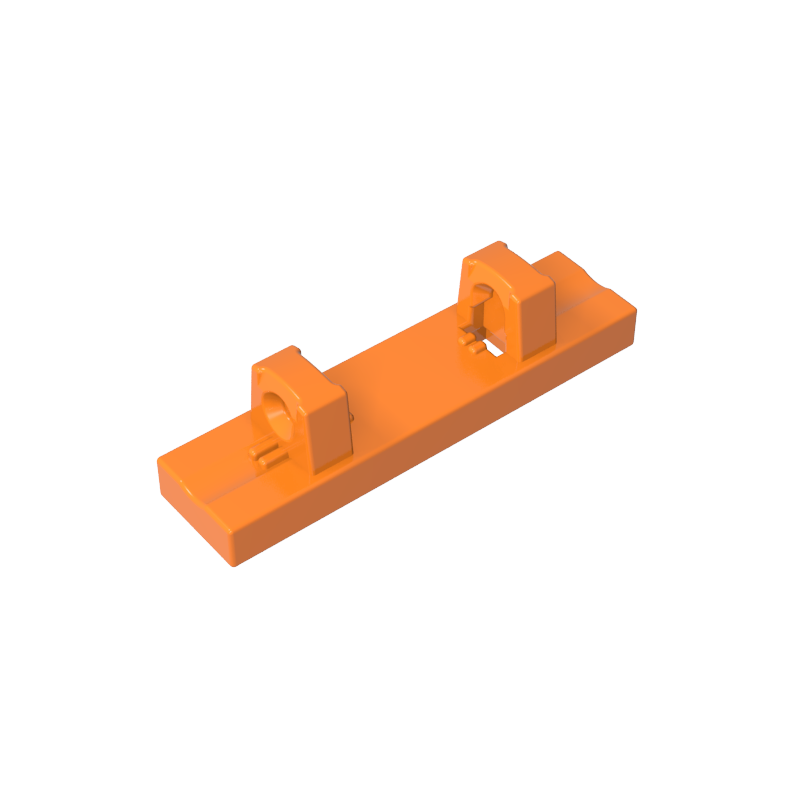 Gobricks,Hinge Tile 1 x 4 Locking Dual 1 Fingers on Top [4 Locking Ridges],44822,95120