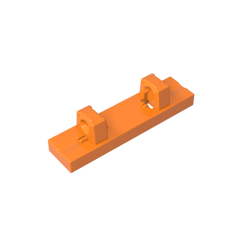 Gobricks,Hinge Tile 1 x 4 Locking Dual 1 Fingers on Top [4 Locking Ridges],44822,95120