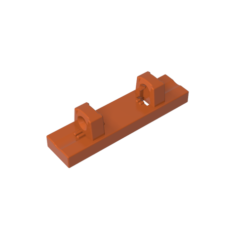 Gobricks,Hinge Tile 1 x 4 Locking Dual 1 Fingers on Top [4 Locking Ridges],44822,95120