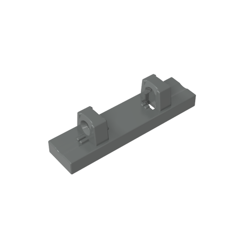 Gobricks,Hinge Tile 1 x 4 Locking Dual 1 Fingers on Top [4 Locking Ridges],44822,95120