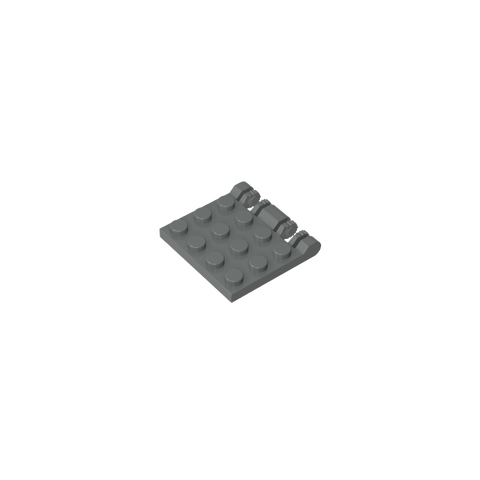 Gobricks,Hinge Plate 3 x 4 Locking Dual 2 Finger,44570,50337