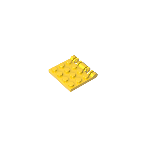 Gobricks,Hinge Plate 3 x 4 Locking Dual 2 Finger,44570,50337