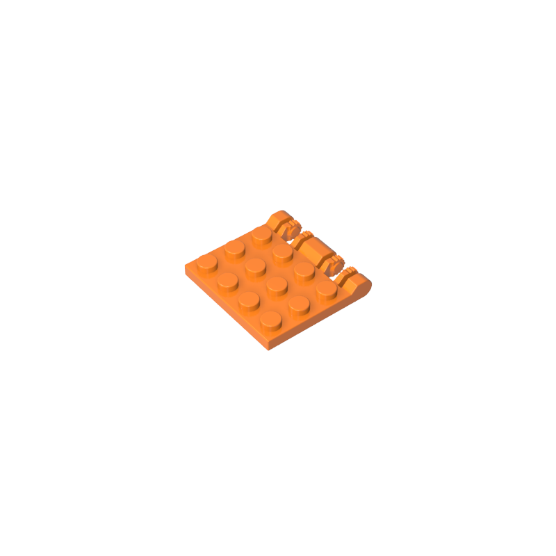 Gobricks,Hinge Plate 3 x 4 Locking Dual 2 Finger,44570,50337